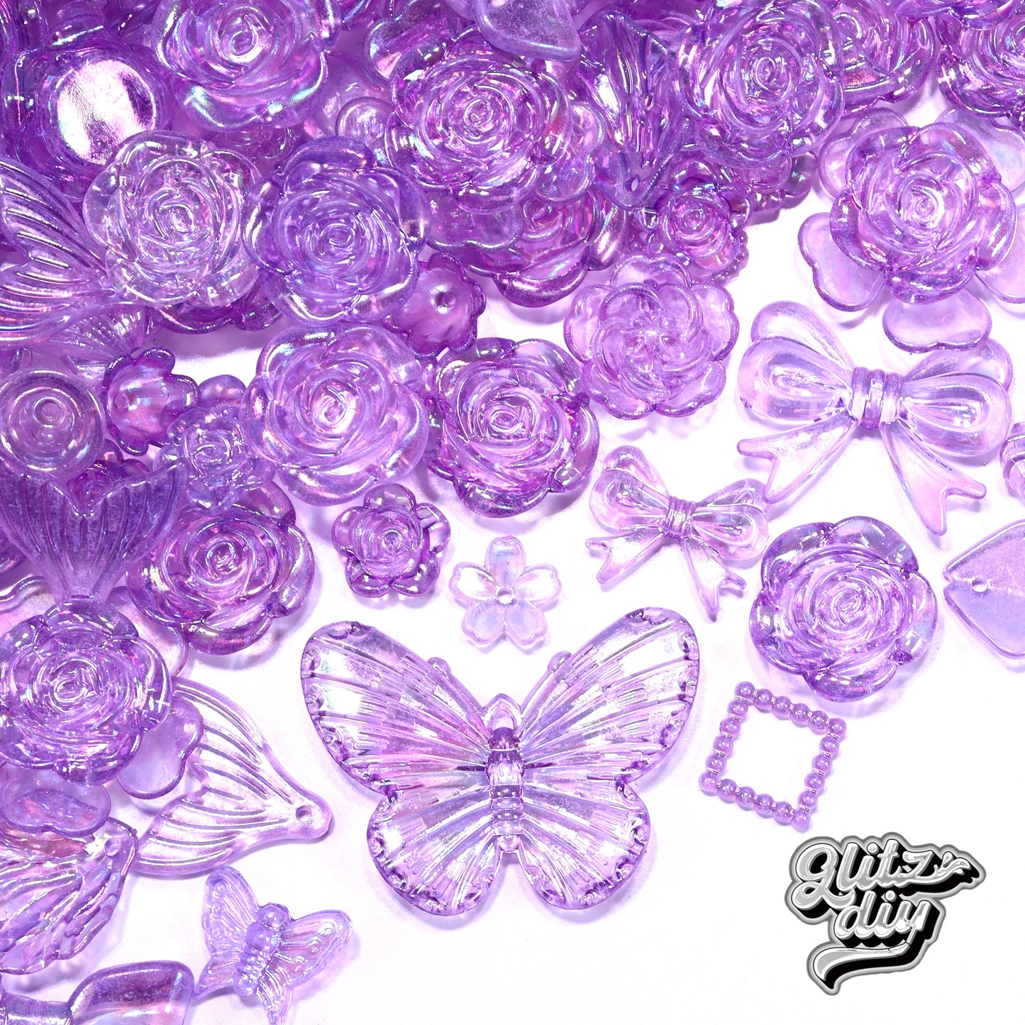 A<029>(Buy 1 Get 1/3 Sets)Mariposa Vally - Resin Nail DIY & Glitz DIY