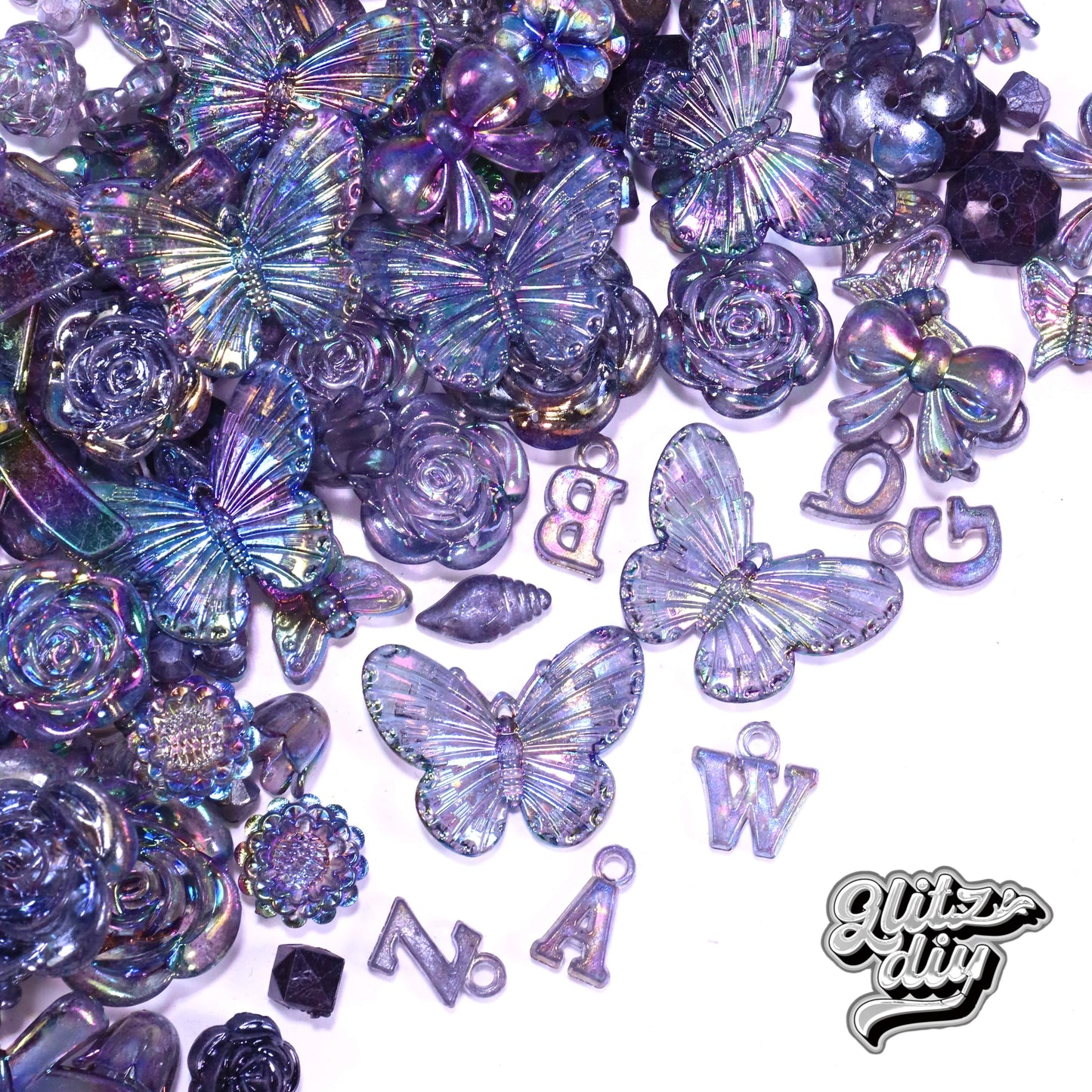 A<029>(Buy 1 Get 1/3 Sets)Mariposa Vally - Resin Nail DIY & Glitz DIY