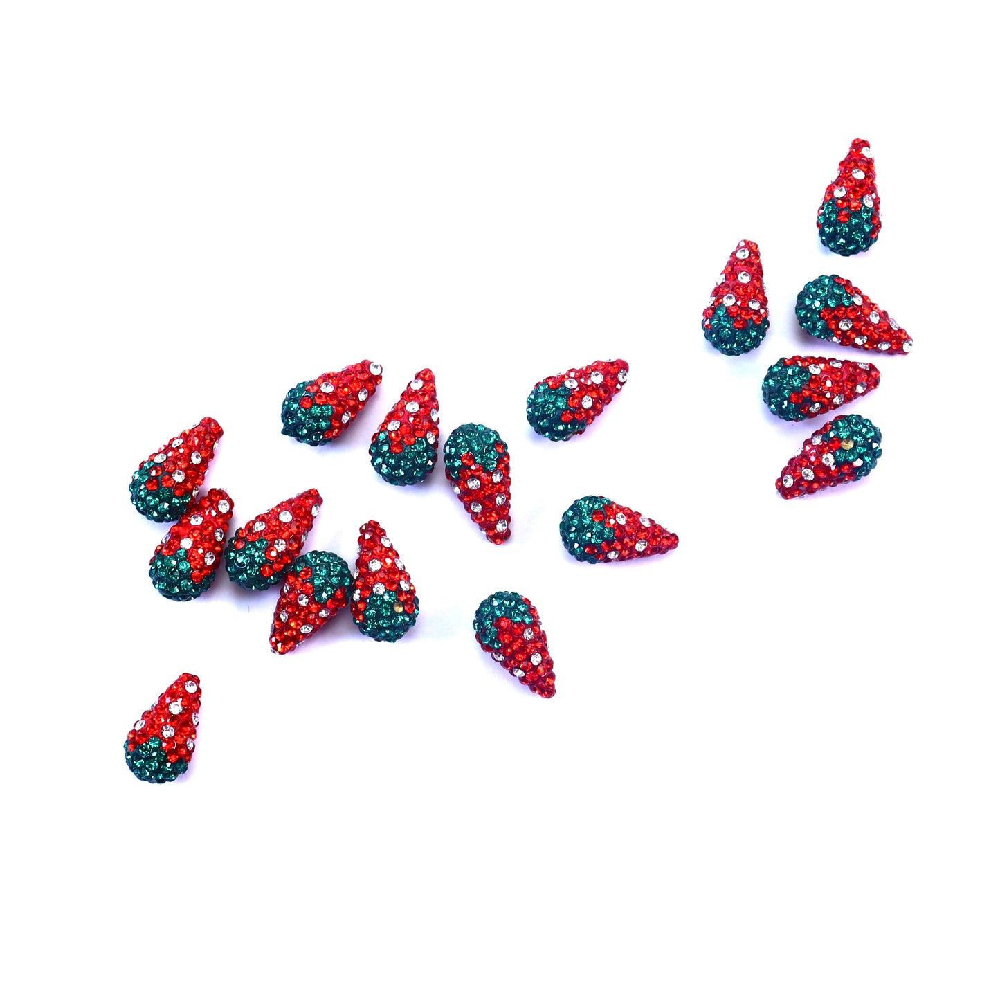 A<052>(ONLY 10 SETS) Strawberry  Beads & Metal Jewelry & High Quality  - DIY Materia