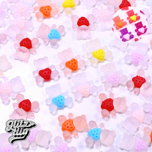 A<054>Little Bear Color Change-Resin Nail DIY Material