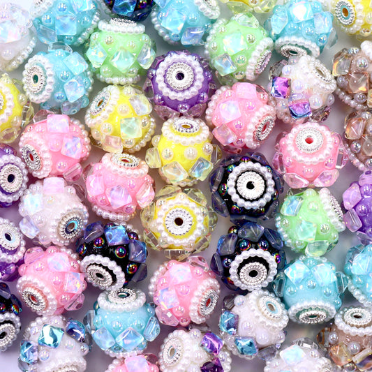 A<022>(CORLORFUL CANDY / ONLY 5 SETS)Amazing Beads & Metal Jewelry & High Quality  - DIY Material