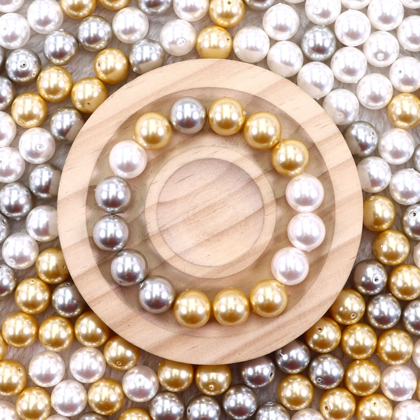 A<002>Pearl Paradise & Metal Jewelry & High Quality  - DIY Material