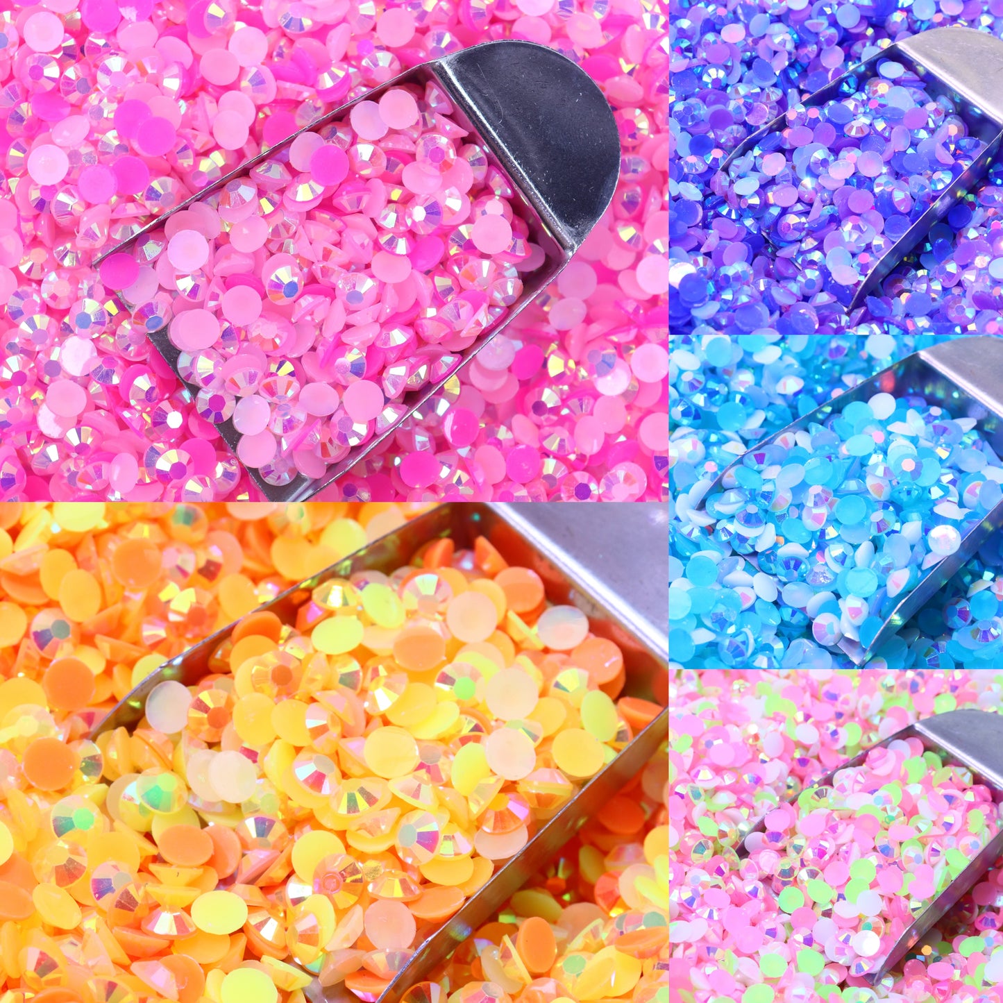 A<037>（AB/FREE GIFT/BUY 1 GET 1）Rainbow Mix - DIY Material & Glitz DIY