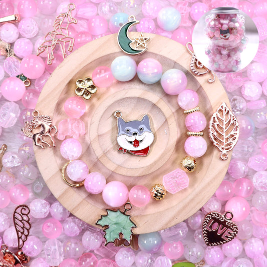 A<013> Puppy Diary Beads & Metal Jewelry & High Quality  - DIY Material & Glitz DIY