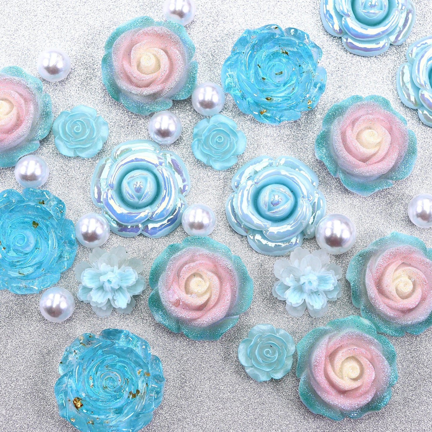 A<041>(SUPER POPULAR) Sea Of Clouds -Amazing Flower Mix DIY&Glitz DIY