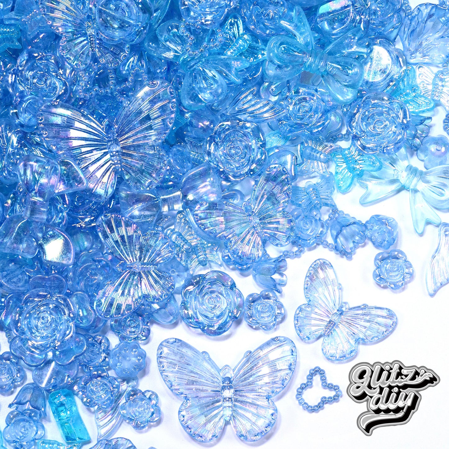 A<029>(Buy 1 Get 1/3 Sets)Mariposa Vally - Resin Nail DIY & Glitz DIY